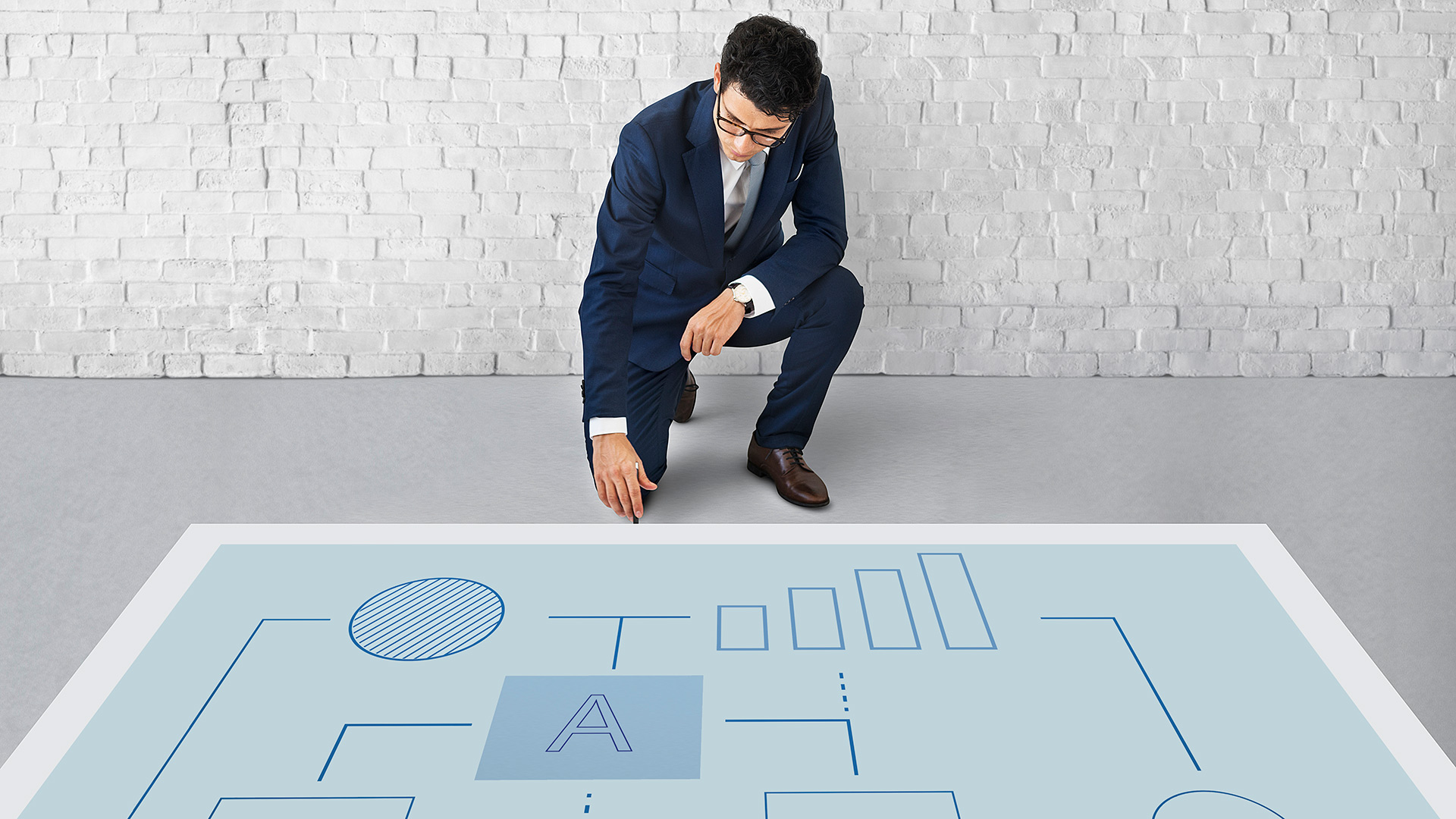 A split-screen comparison showing a cluttered, unprofessional DIY presentation slide versus a clean, strategic presentation slide designed by Presentation Studio.