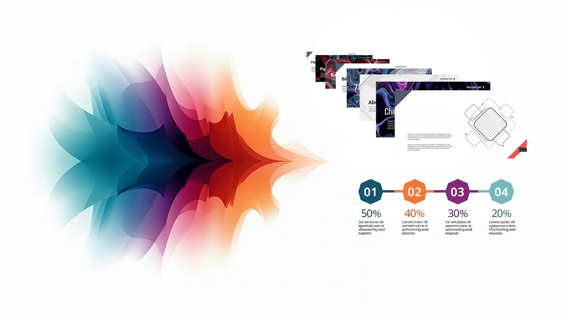 A hand peels back a presentation slide on a laptop screen to reveal a data chart underneath, illustrating the concept of finding strategic impact beyond beautiful slides.